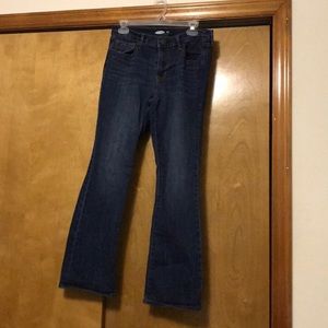 Old navy size 8 short curvy boot-cut jeans
